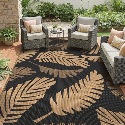 Outdoor Rug Waterproof Plastic Rugs for Patio (108 Sq Ft)