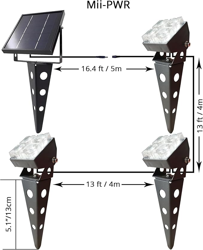 Solar Spot Lights Outdoor Waterproof IP65 Landscape Spotlights