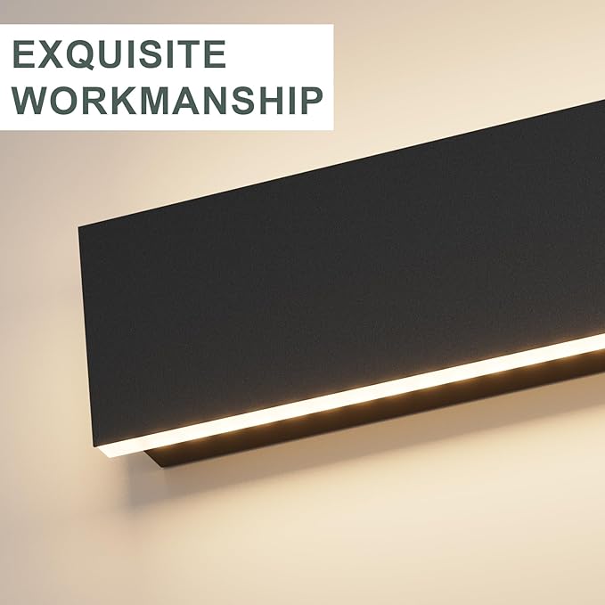 Aipsun Outdoor Lights 2 Pack, Modern Outdoor Wall Light 59inch Long Strip LED