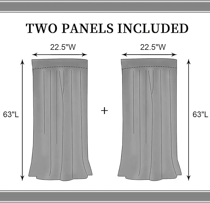 Rainbow Curtains for Classroom, Kids Girls Baby Boho Cute Inspirational Motivational Quotes Cartoon Colorful Pastel Nursery Classroom Bedroom Living Room Bathroom Window Drapes 2 Panels, 55"x63" Inch