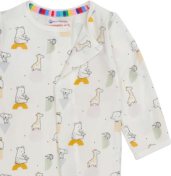 Magnetic Me Boys Modal Magnetic Baby Footie Pajamas | Silky Soft Modal Fabric | Baby Sleepers Available in Sizes PRE - 24M