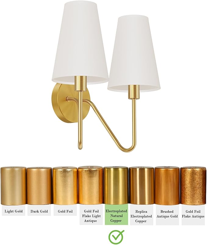 Electro bp;Double Head Classic 2 Lights Wall Sconces Lighting Fixture Polished
