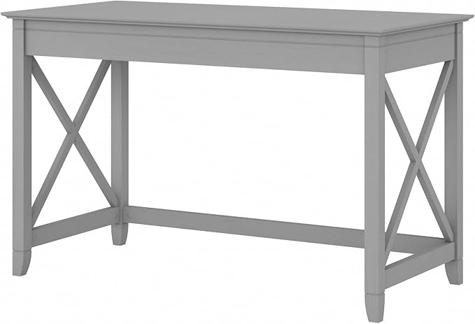 Bush Furniture Key West 48W Writing Desk in Cape Cod Gray