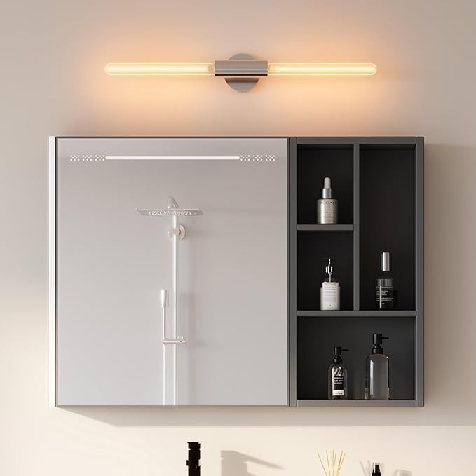 FLSNT Polished Nickel 2-Light Wall Sconce