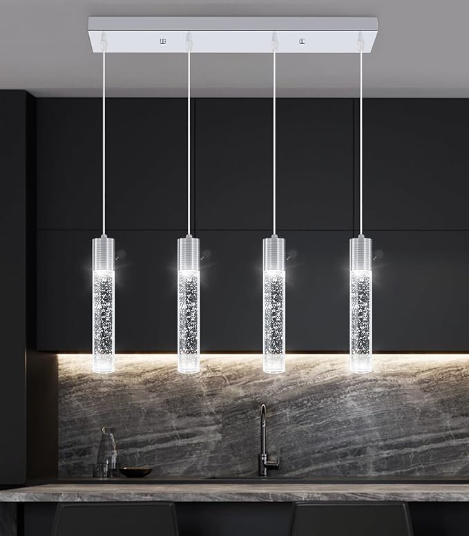 4-Lights Mini Crystal Pendant Light