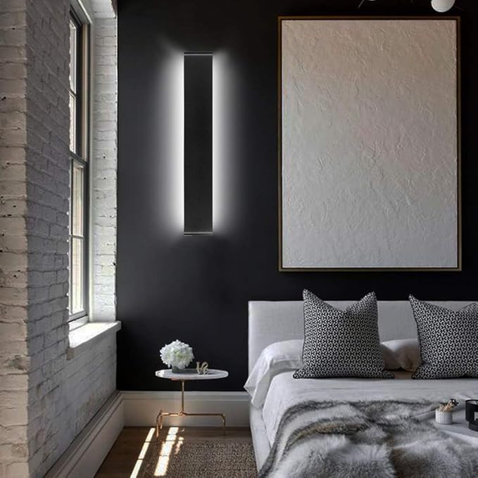 Ralbay Modern Black Bathroom Vanity Light 32.6inch Vanity Light