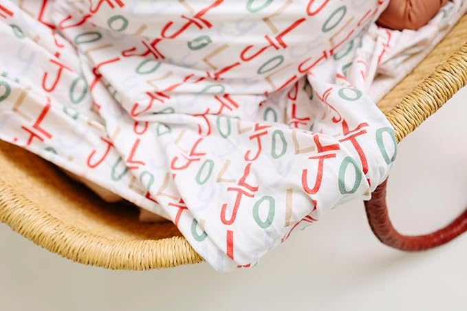 Copper Pearl Large Premium Knit Baby Swaddle Receiving Blanket 'Jolly'