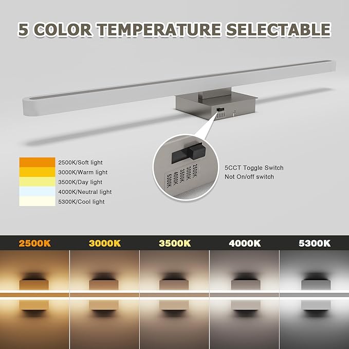 Joosenhouse Brushed Nickel Vanity Lights