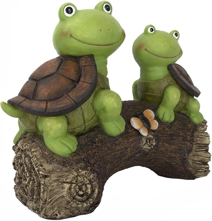 Turtle Solar Garden Lamp Outdoor Decorative Resin Landscape Lighting Figurine