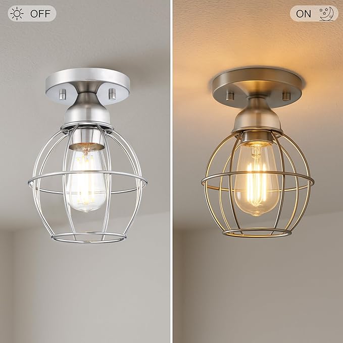GRUENLICH Semi Flush Mount Ceiling Light Fixture