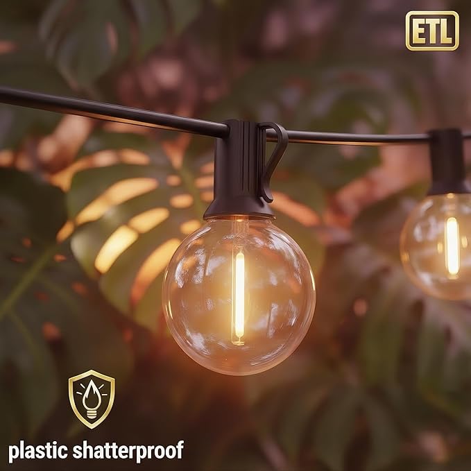 RTTY 100FT All-Purpose Outdoor String Lights
