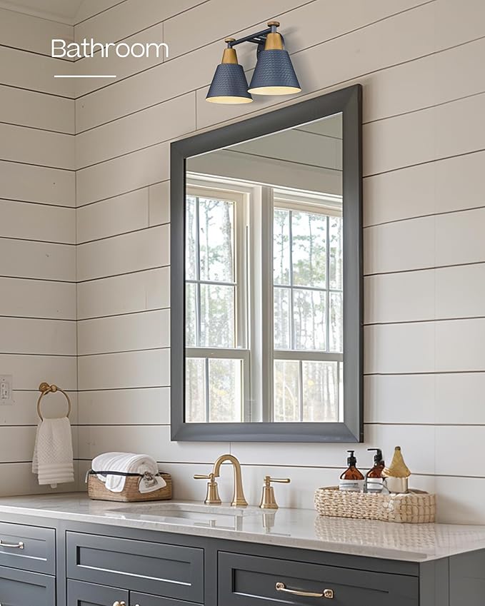 FEMILA 2-Light Bathroom Light Fixtures, Modern Bathroom Vanity Light