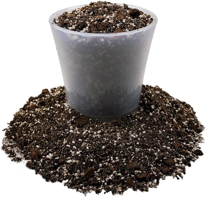 Premium Coco Coir and Perlite Potting Mix, Soil for Maximum Plant Growth, Perfect for Indoor and Outdoor Container Gardens by Gardenera - 2 Quart