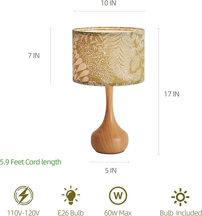 Boho Vintage Cute Table Lamp for Living Room