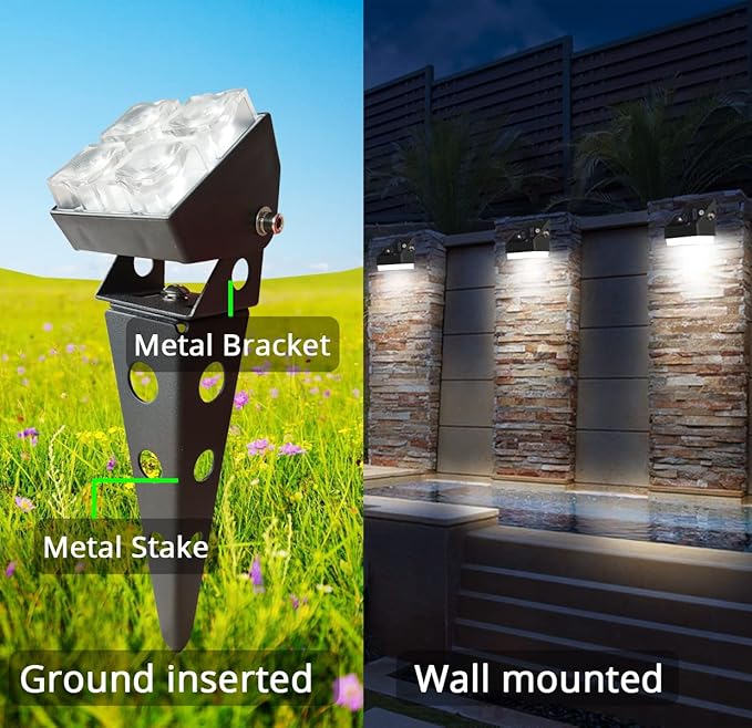 Solar Spot Lights Outdoor Waterproof IP65 Landscape Spotlights