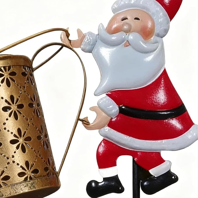 Santa Claus LED Lights, Solar Retro Christmas Decor, Outdoor Holiday