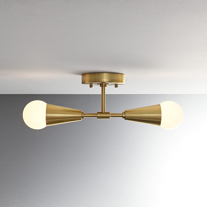 BRIGHTTIA Vicky 2 Light Cone Socket Wall Sconce
