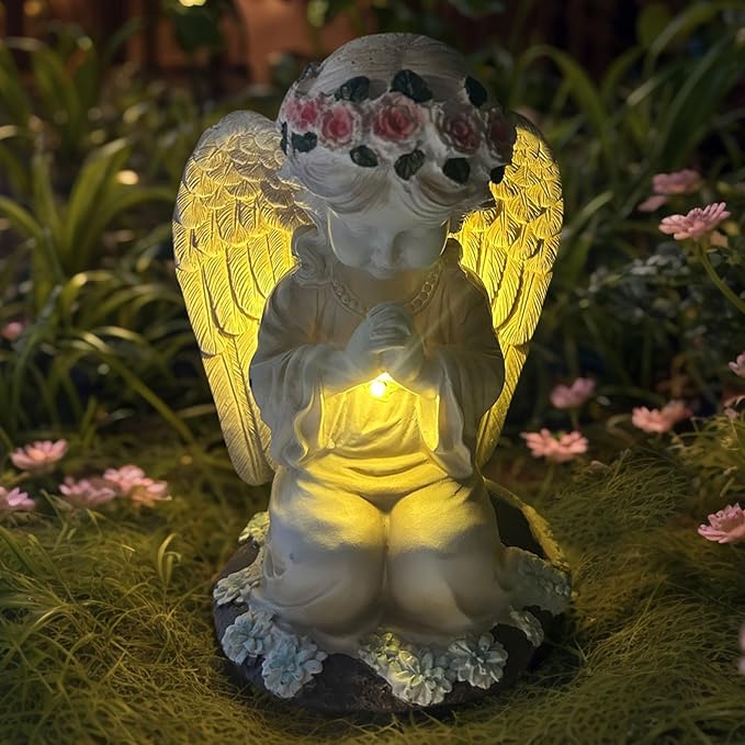 YODY Solar Garden Statues Outdoor Decor- Yard Decorations
