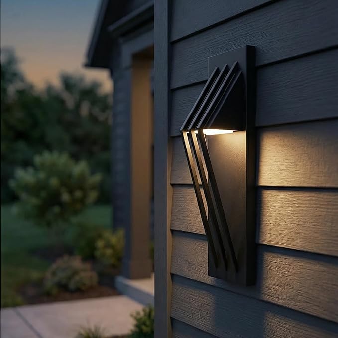 Hyunbae Outdoor Wall Sconce, 17.7inch Modern Exterior Lighting Fixture