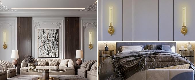 Brass Sconces Wall Lighting, Bathroom Wall Sconces Lighting Vanity Lights Wall
