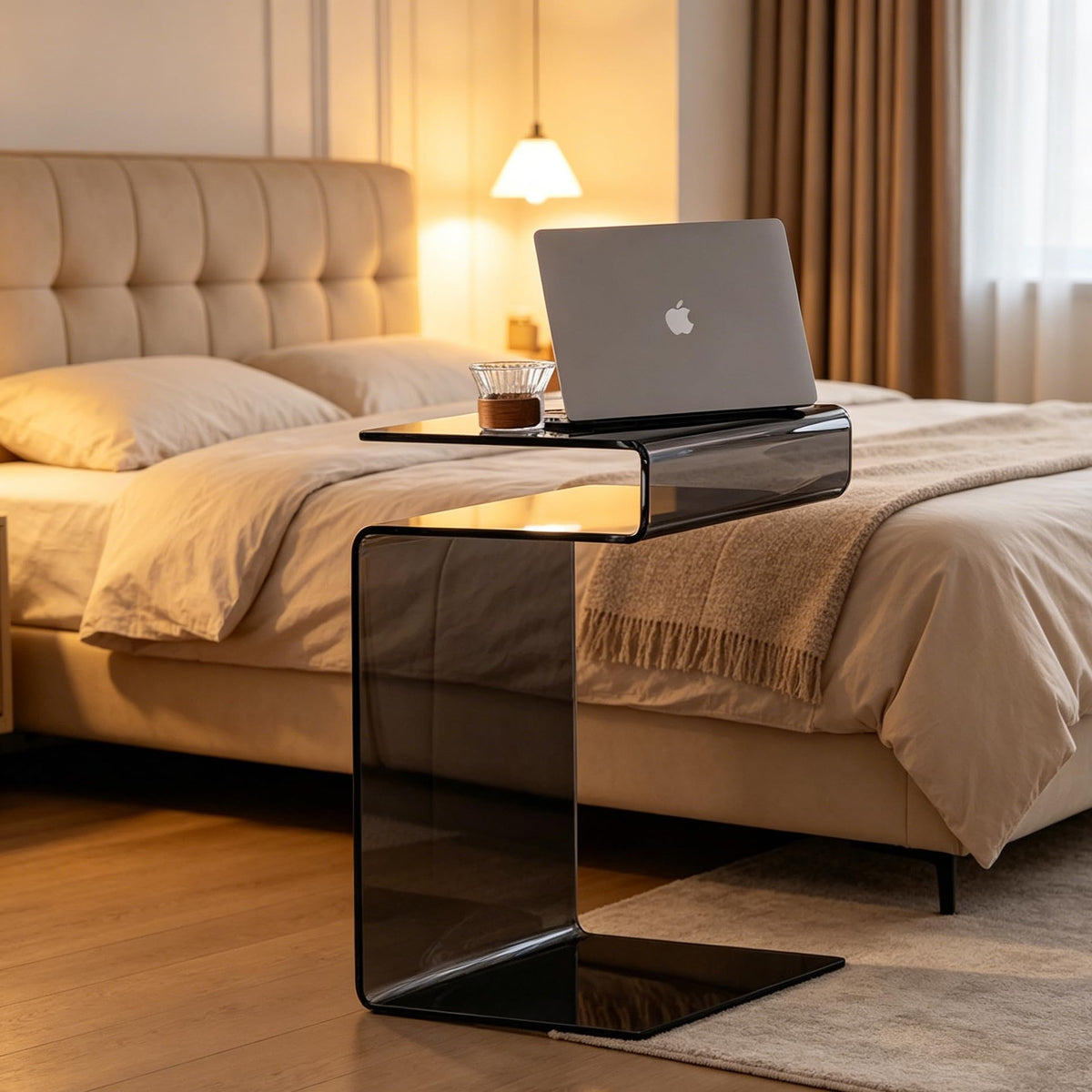 Glass Nightstand