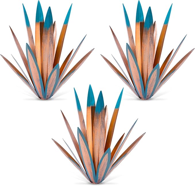 Metal Tequila Country Sculpture DIY Tequila Plant Home Decor Country Tequila Garden Ornament Indooutdoor Statuette Patio Lawn Patio Stake Decoration Gift to The Garden