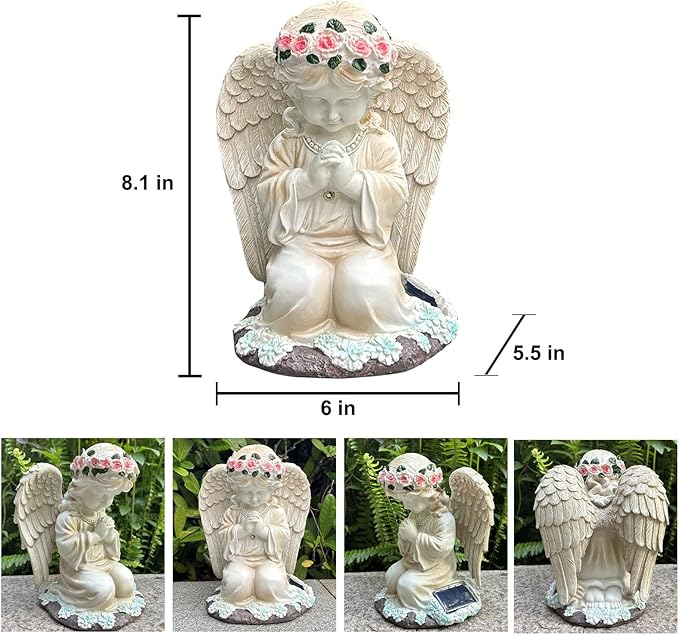 YODY Solar Garden Statues Outdoor Decor- Yard Decorations