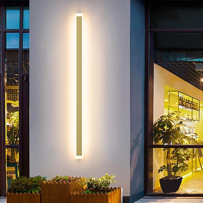 Aipsun Porch Wall Lights 59inch Long Strip Modern Outdoor Wall Light Fixture