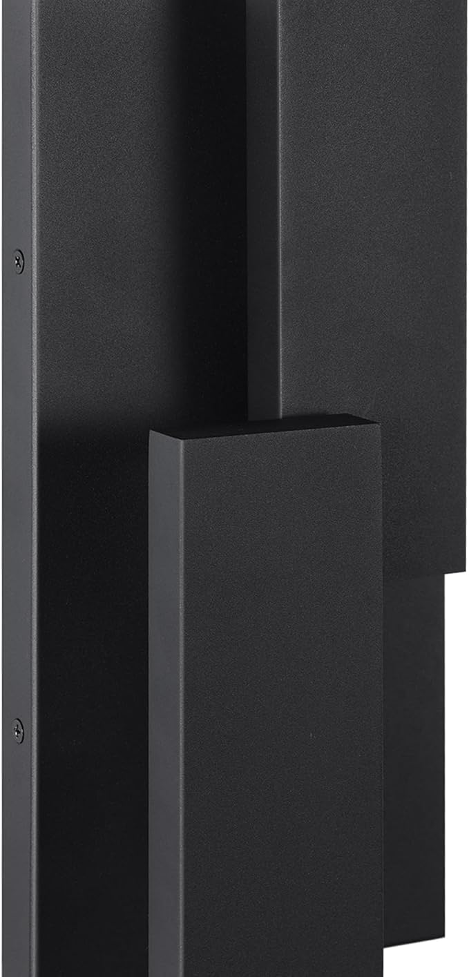 LamQee 24 Inch Aluminum Modern Outdoor Wall Light, 3000K 1000LM 20W Integrated