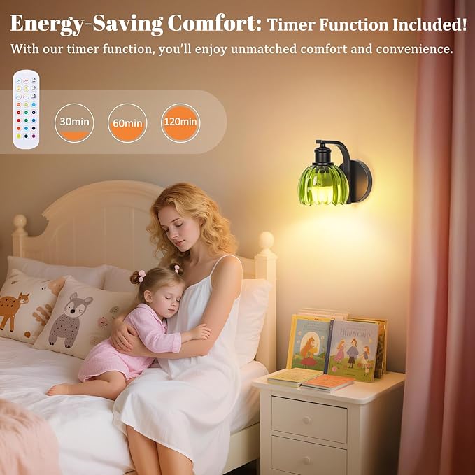 VerRon Rechargeable Battery Operated Wall Sconce