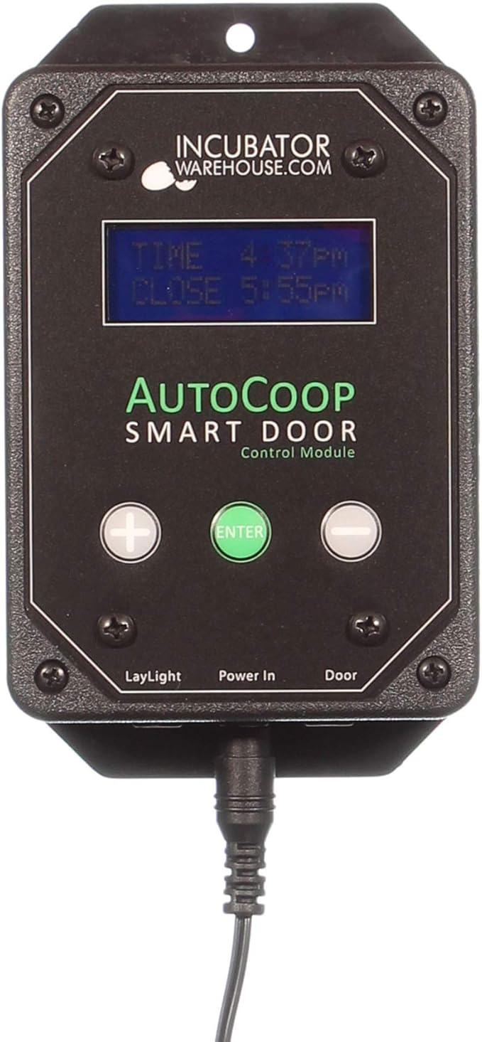 Incubator Warehouse AutoCoop™ Smart Door Kit, Fully Automatic Chicken Coop Door (with Laylight)