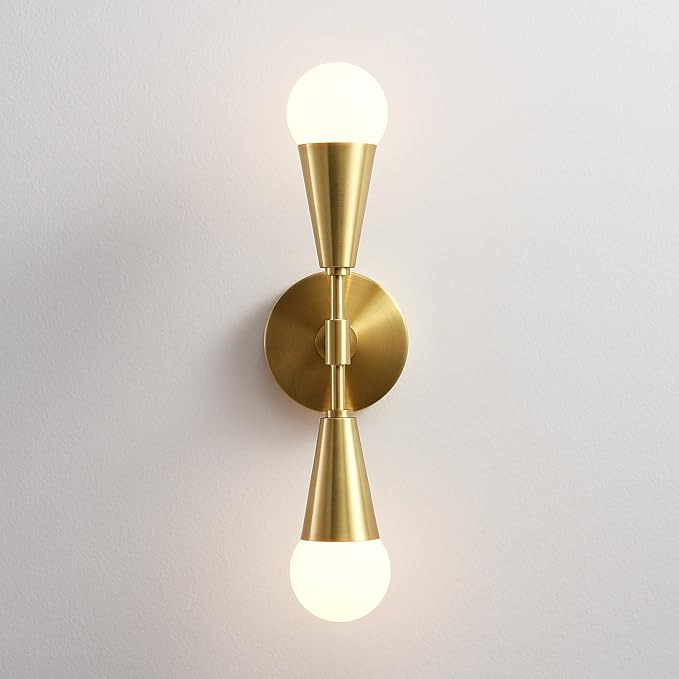 BRIGHTTIA Vicky 2 Light Cone Socket Wall Sconce