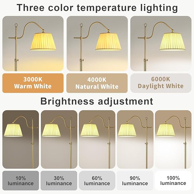 Bright 12W LED Floor Lamps