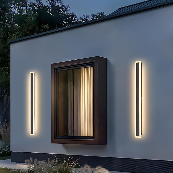 47inch 1 Pack Outdoor Wall Lights LED 3000K Outdoor Wall Sconce IP65 Waterproof
