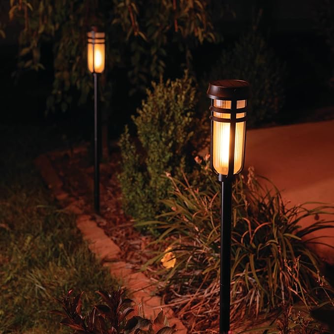 Metal Solar Torch Lights