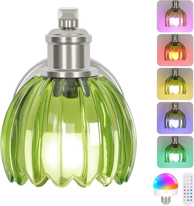 VerRon Rechargeable Battery Operated Wall Sconce