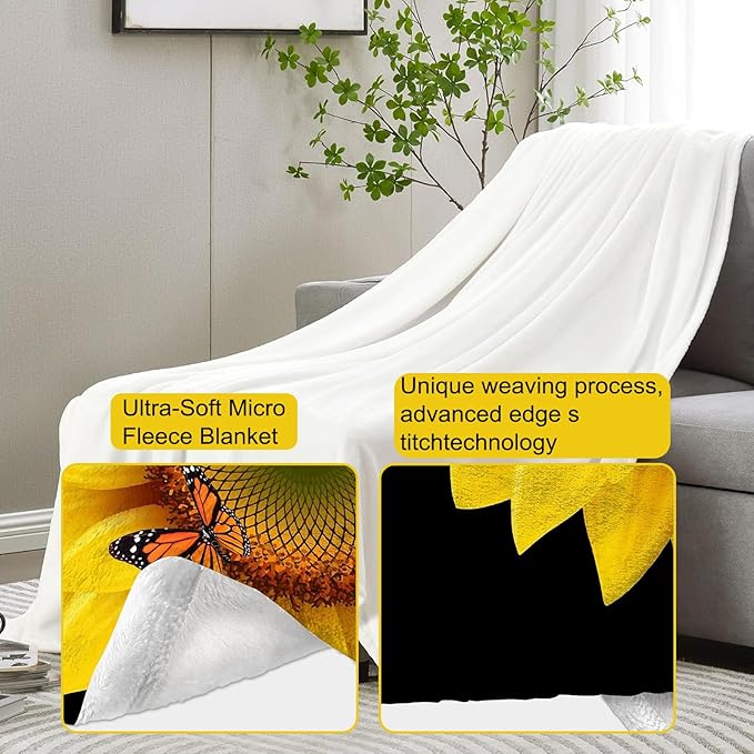 Movie Popcorn Blanket Gifts for Women Girls Adults Kids Soft Warm Lightweight Cozy Cinema Popcorn Theme Throw Blankets for Bed Sofa Couch Living Room Decor 50x60in