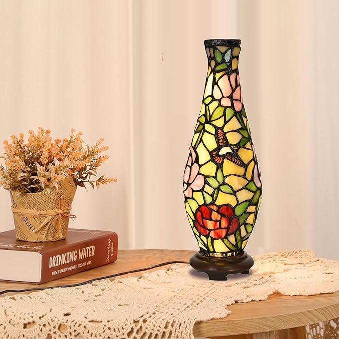 A0010 Tiffany Style Vase Table Lamp LED