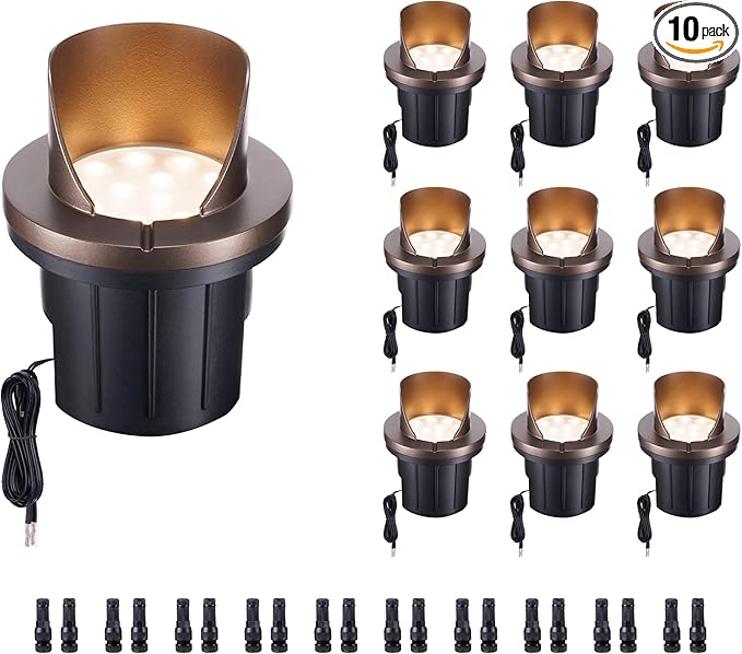Low Voltage Well Lights LED, 12V in-Grade Landscape Lights, Outdoor IP67