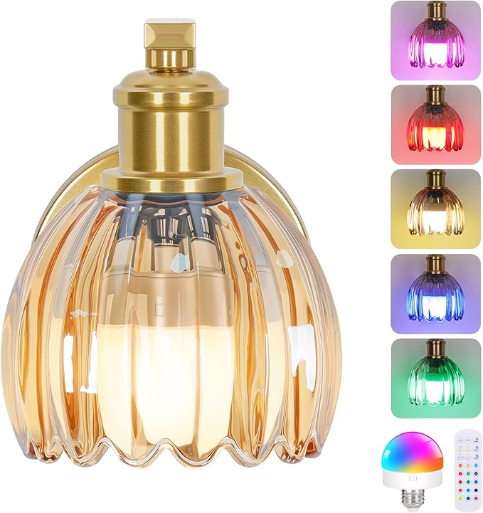 VerRon Rechargeable Battery Operated Wall Sconce
