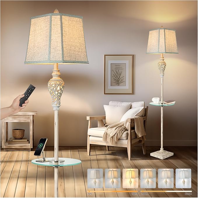 Rustic Floor Lamp, Living Room Lamps