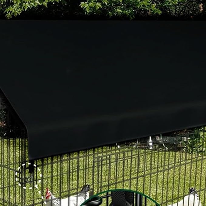 Poultry Fence Breeding Cage Cover - Heavy Duty Chicken Enclosure Protector, Waterproof Dust Shield | Multi-Purpose Chicken Coop Tarp Cover Waterproof, Warm Ventilated Barrier for Hen Coop, Rabbit Hutc
