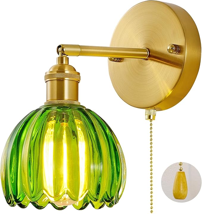 Vintage Wall Sconce 1 Pack, Modern Bathroom Wall Sconces
