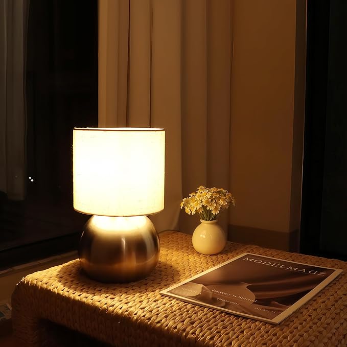 Modern Golden Small Table Lamp