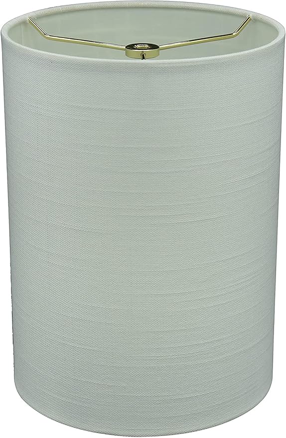 Aspen Creative 31302A Contemporary Drum Shaped Spider Construction Lamp Shade