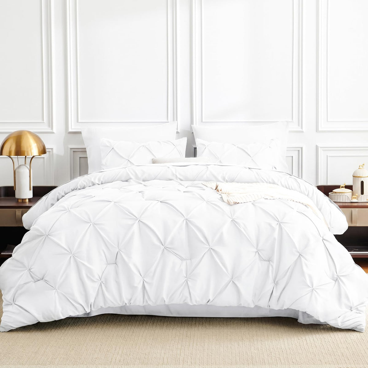 Twin XL Comforter Set White