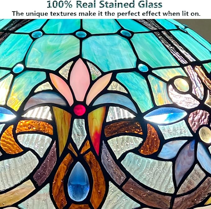 Tiffany Table Lamp, Stained Glass Table Light