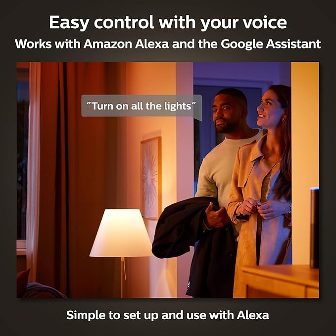 Philips Hue Go Smart Portable Table Lamp, 1 Pack, Smart LED Lamp