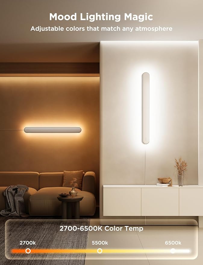 Govee Wall Sconce, Smart RGBIC Wall Lights, Works