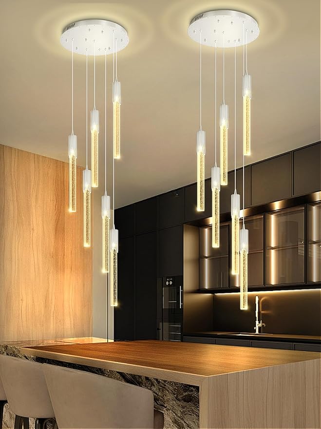 Flashing God 6-Lights Modern Crystal Chandelier